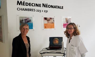 Les Drs Maud Righini-Chossegros et Hélène Cohen, Ophtalmologues, ont présenté le dispositif
